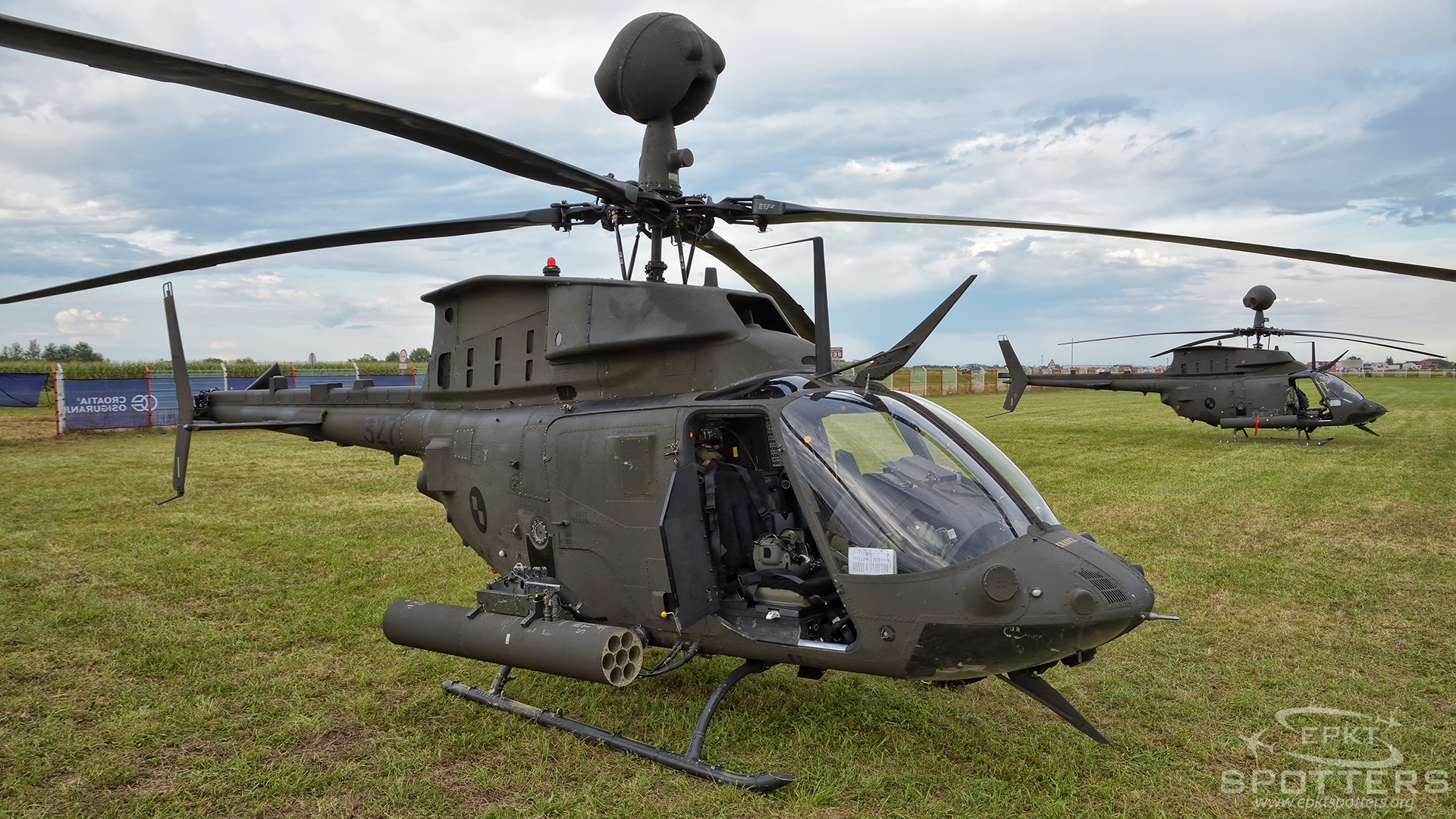 HRZ327 - Bell OH-58D  Kiowa Warrior  (Croatia - Air Force) / Varaždin Airport - Varaždin Croatia [LDVA/]