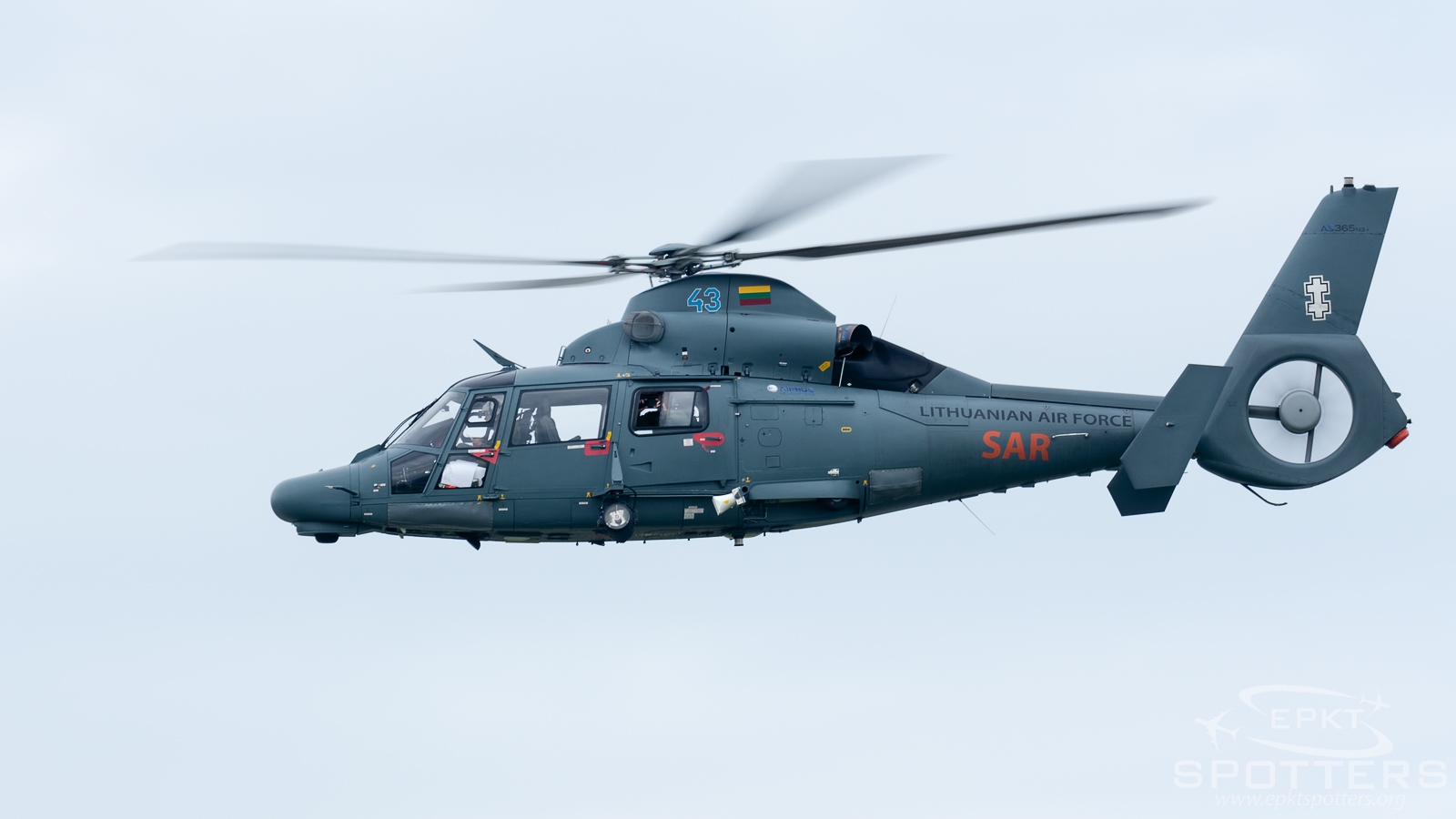 43 - Eurocopter AS365  N3+ (Lithuania - Air Force) / Leos Janacek Airport - Ostrava Czech Republic [LKMT/OSR]