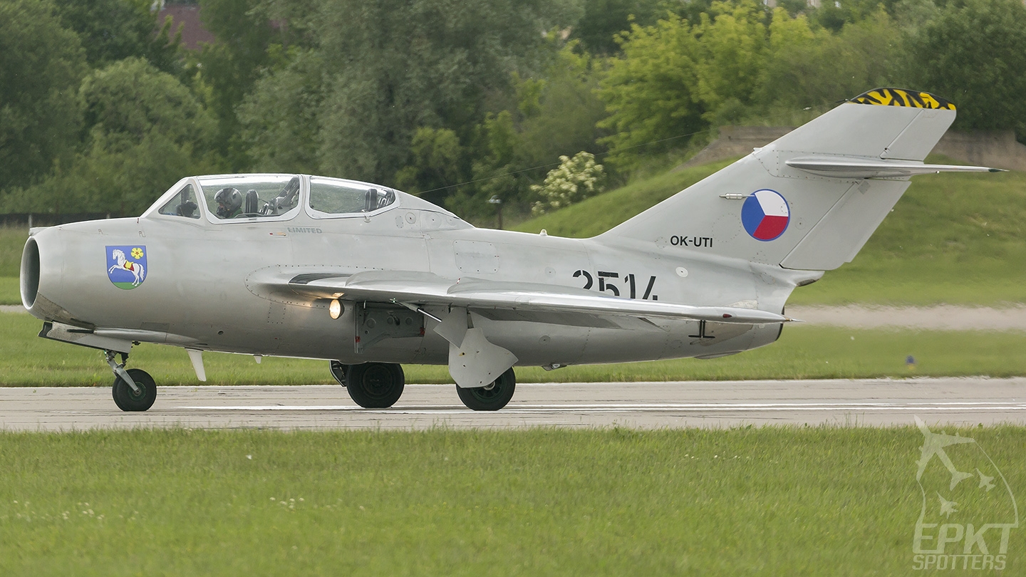 OK-UTI - Mikoyan Gurevich MiG-15 UTI (Private) / Pardubice - Pardubice Czech Republic [LKPD/PED]