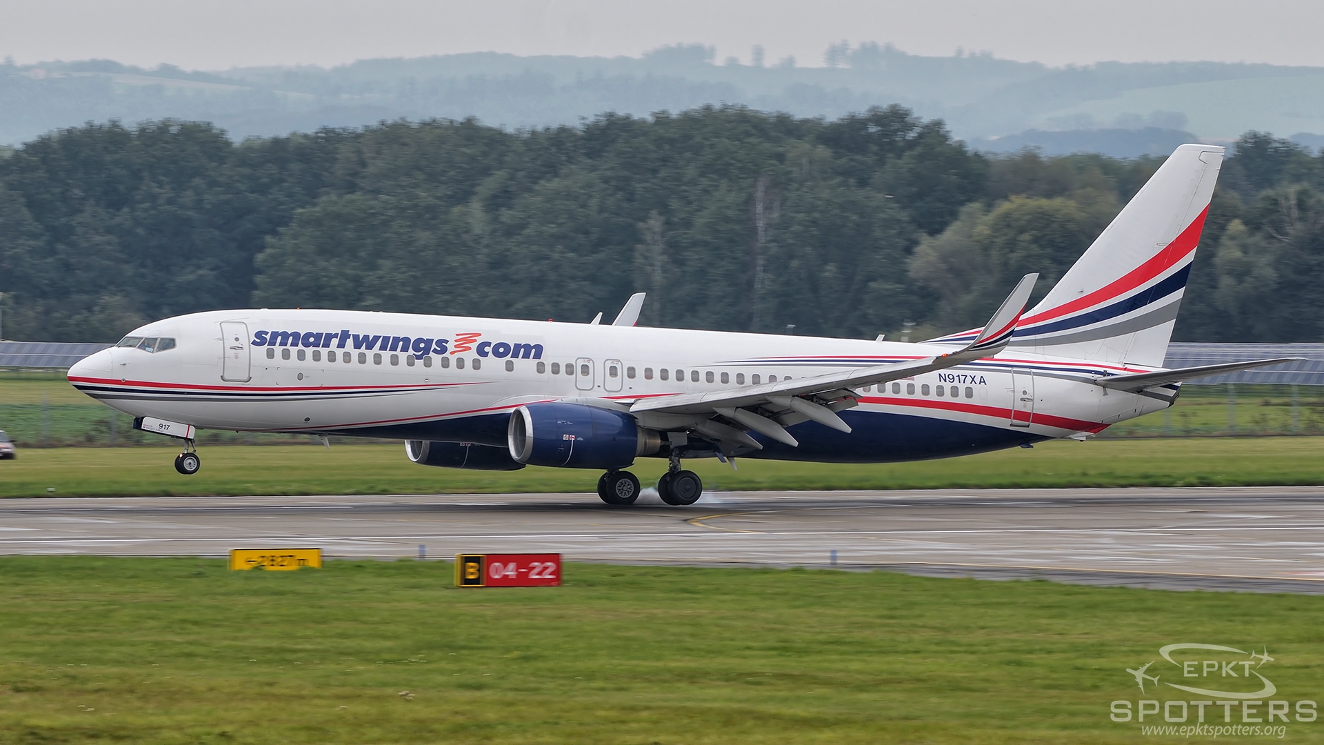 N917XA - Boeing 737 -86J (Smart Wings) / Leos Janacek Airport - Ostrava Czech Republic [LKMT/OSR]