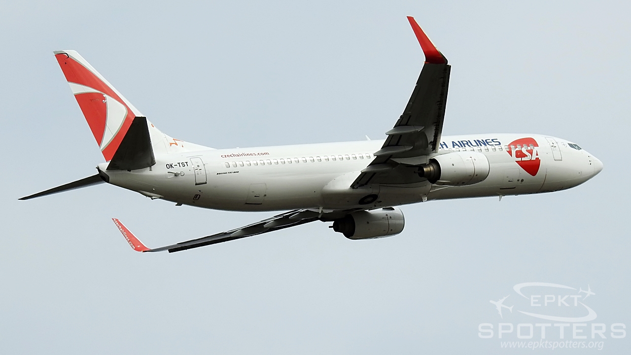 OK-TST - Boeing 737 -86N (CSA Czech Airlines) / Pyrzowice - Katowice Poland [EPKT/KTW]