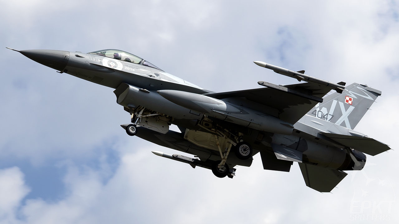 4047 - Lockheed Martin F-16 C Fighting Falcon (Poland - Air Force) / 32 Baza Lotnictwa Taktycznego - Lask Poland [EPLK/]