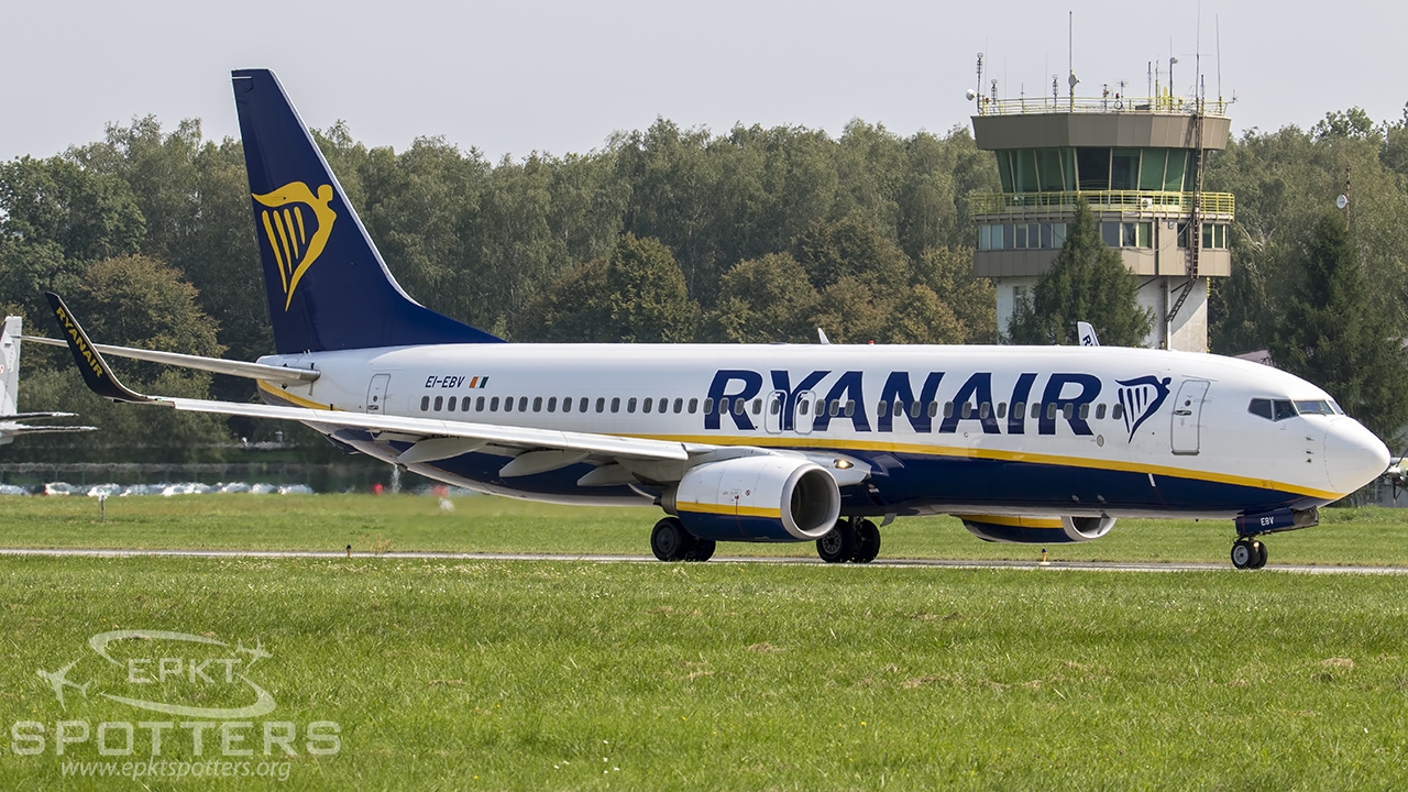 EI-EBV - Boeing 737 -8AS (Ryanair) / Balice - Krakow Poland [EPKK/KRK]