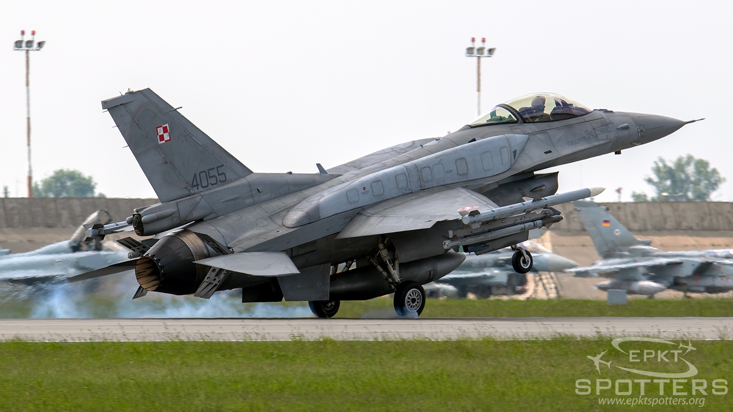 4055 - Lockheed Martin F-16 C Fighting Falcon (Poland - Air Force) / Krzesiny - Poznan Poland [EPKS/]