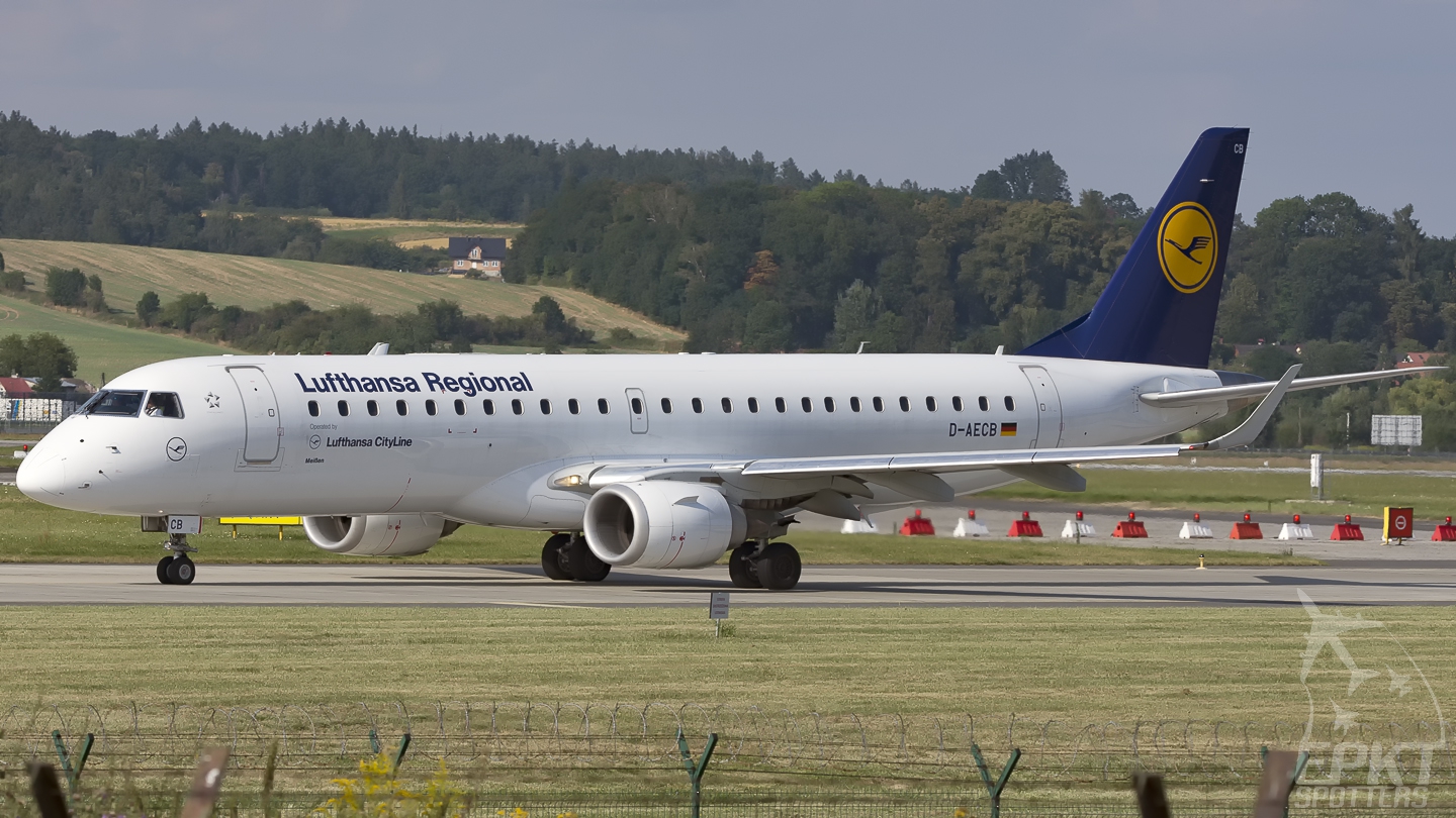 D-AECB - Embraer 190 -100LR (Lufthansa Regional (CityLine)) / Balice - Krakow Poland [EPKK/KRK]