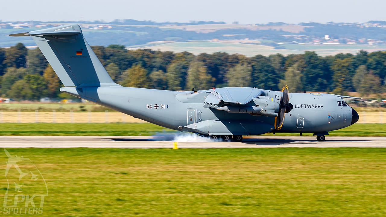 54+31 - Airbus A-400M  (Germany Air Force) / Leos Janacek Airport - Ostrava Czech Republic [LKMT/OSR]