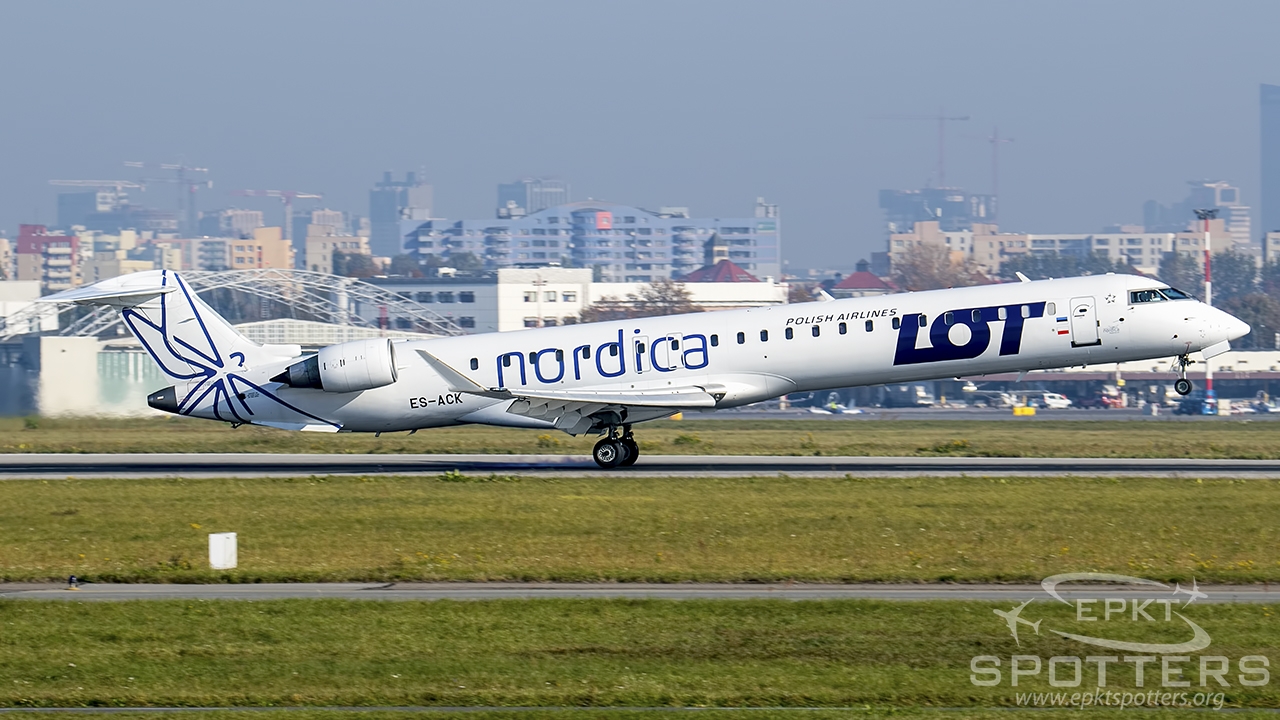 ES-ACK - Bombardier CRJ -900 (LOT Polish Airlines (Nordica)) / Chopin / Okecie - Warsaw Poland [EPWA/WAW]
