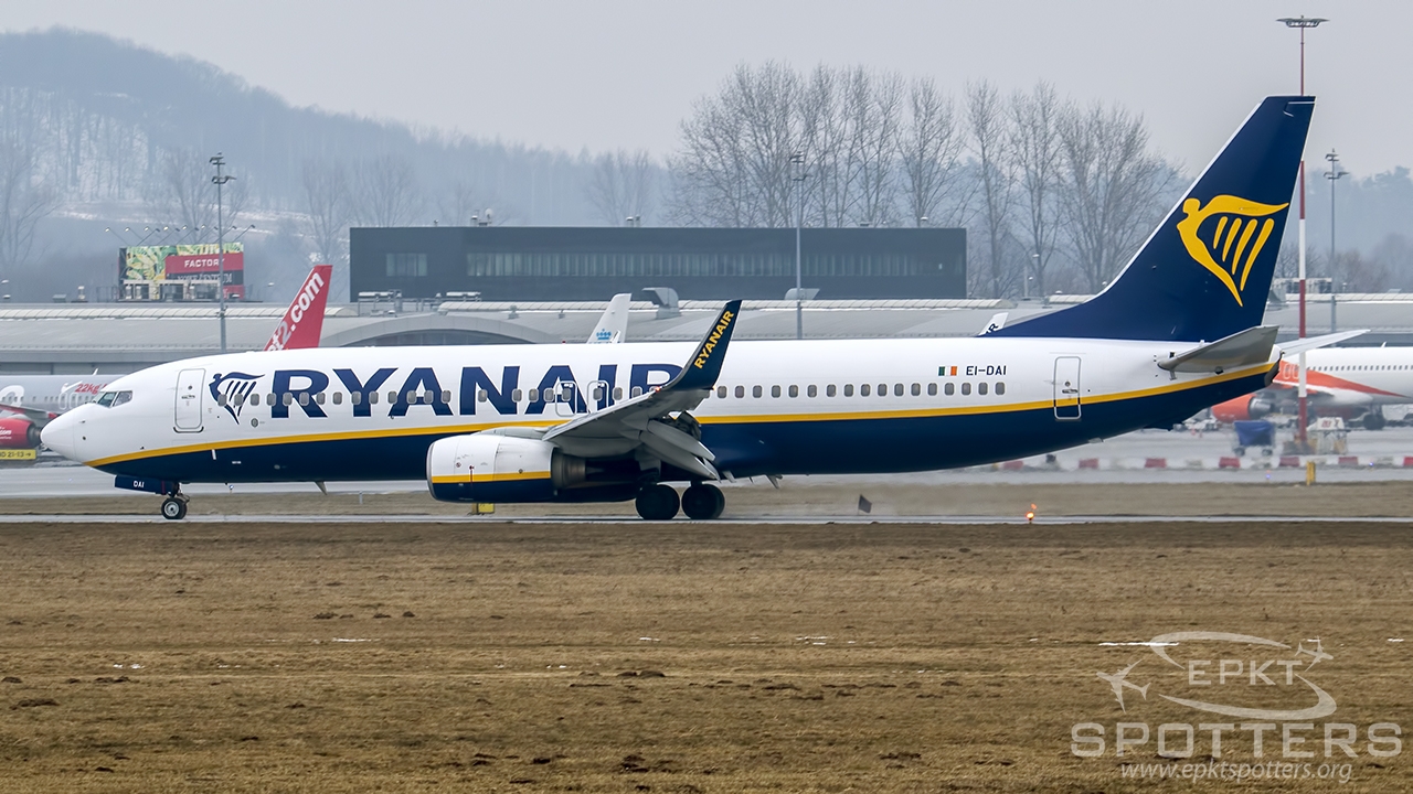 EI-DAI - Boeing 737 -8AS (Ryanair) / Balice - Krakow Poland [EPKK/KRK]