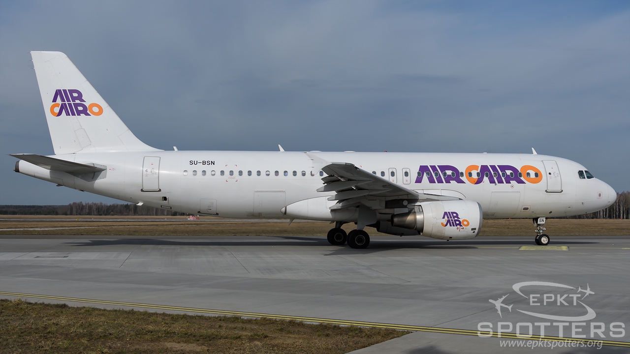 SU-BSN - Airbus A320 -214 (Air Cairo) / Pyrzowice - Katowice Poland [EPKT/KTW]