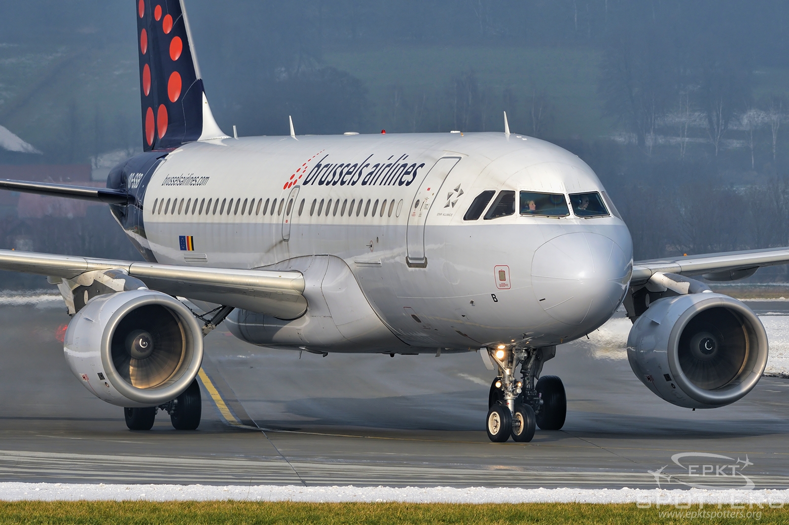 OO-SSB - Airbus A319 -111 (Brussels Airlines) / Balice - Krakow Poland [EPKK/KRK]