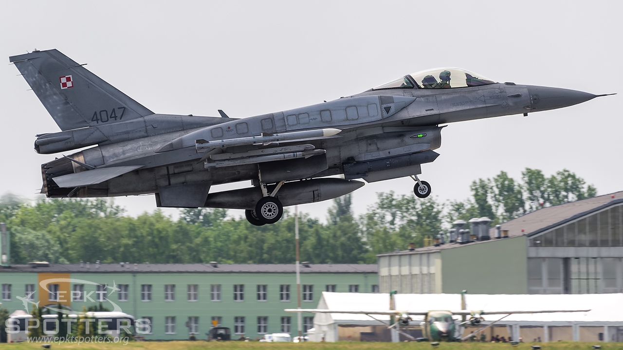4047 - Lockheed Martin F-16 C Fighting Falcon (Poland - Air Force) / Krzesiny - Poznan Poland [EPKS/]