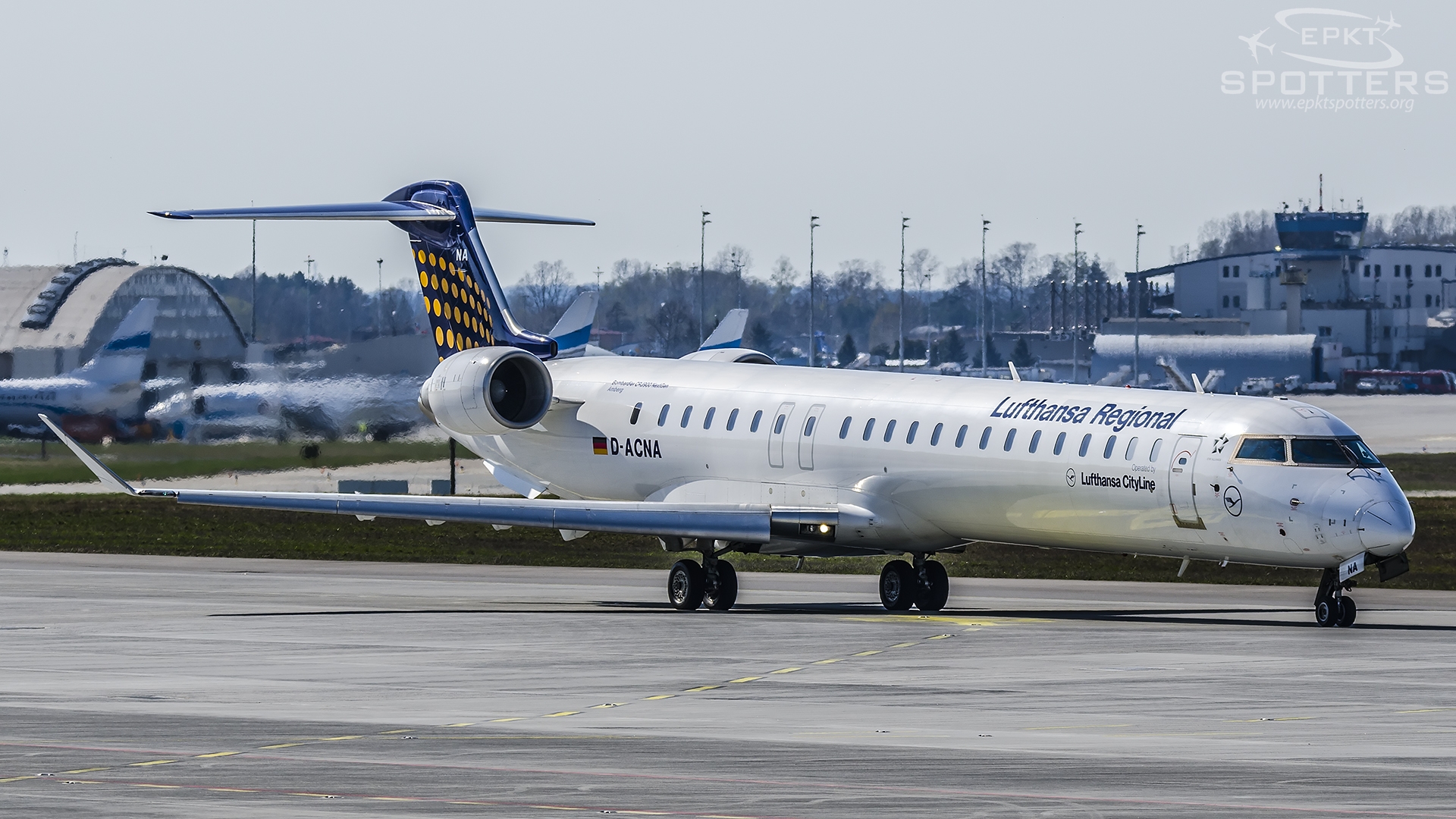 D-ACNA - Bombardier CRJ -900 NextGen (Eurowings) / Pyrzowice - Katowice Poland [EPKT/KTW]