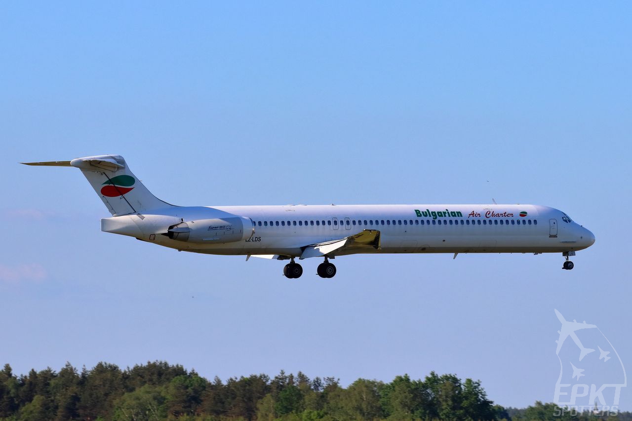 LZ-LDS - McDonnell Douglas MD-82  (Bulgarian Air Charter) / Pyrzowice - Katowice Poland [EPKT/KTW]