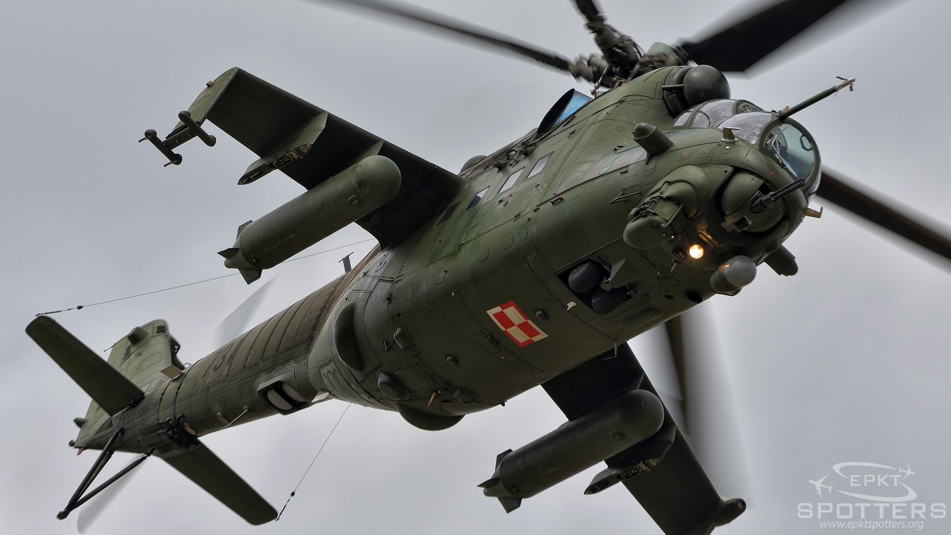 731 - Mil Mi-24 V Hind E (Poland - Army) / Kraków-Czyżyny - Kraków Poland [EPKC/]