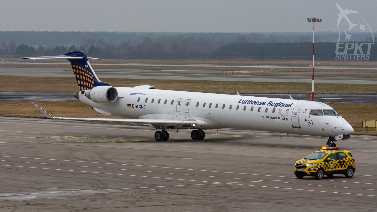 D-ACNF - Bombardier CRJ -900 NextGen (Lufthansa CityLine) / Pyrzowice - Katowice Poland [EPKT/KTW]