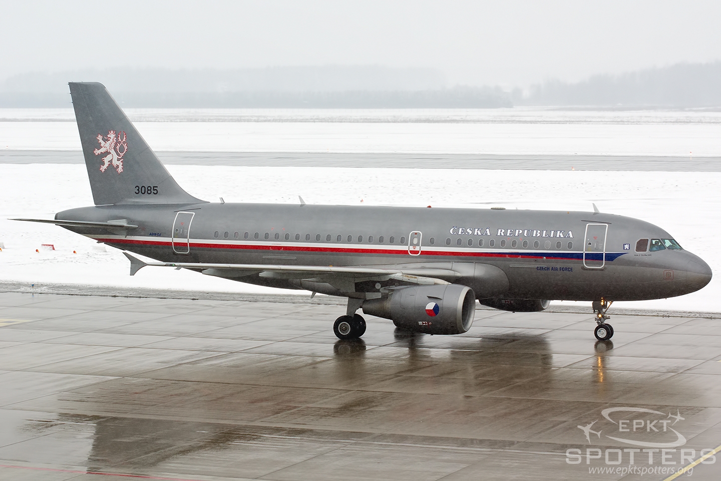3085 - Airbus A319 -115X(CJ) (Czech Republic - Air Force) / Pyrzowice - Katowice Poland [EPKT/KTW]