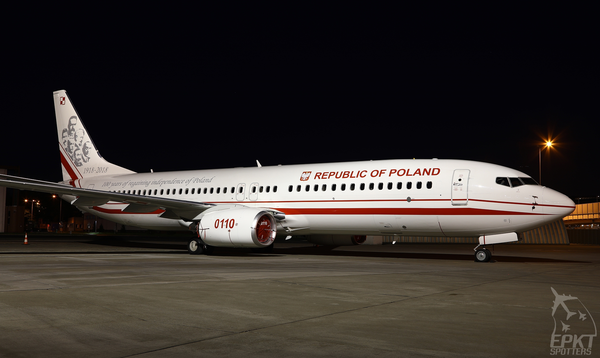 0110 - Boeing 737 -86X(WL) (Poland - Air Force) / Chopin / Okecie - Warsaw Poland [EPWA/WAW]