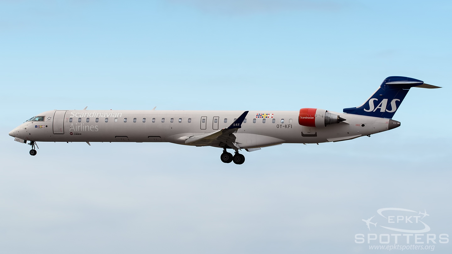 OY-KFI - Bombardier CRJ -900 NextGen (Scandinavian Airlines (SAS)) / Sola - Stavanger Norway [ENZV/SVG ]