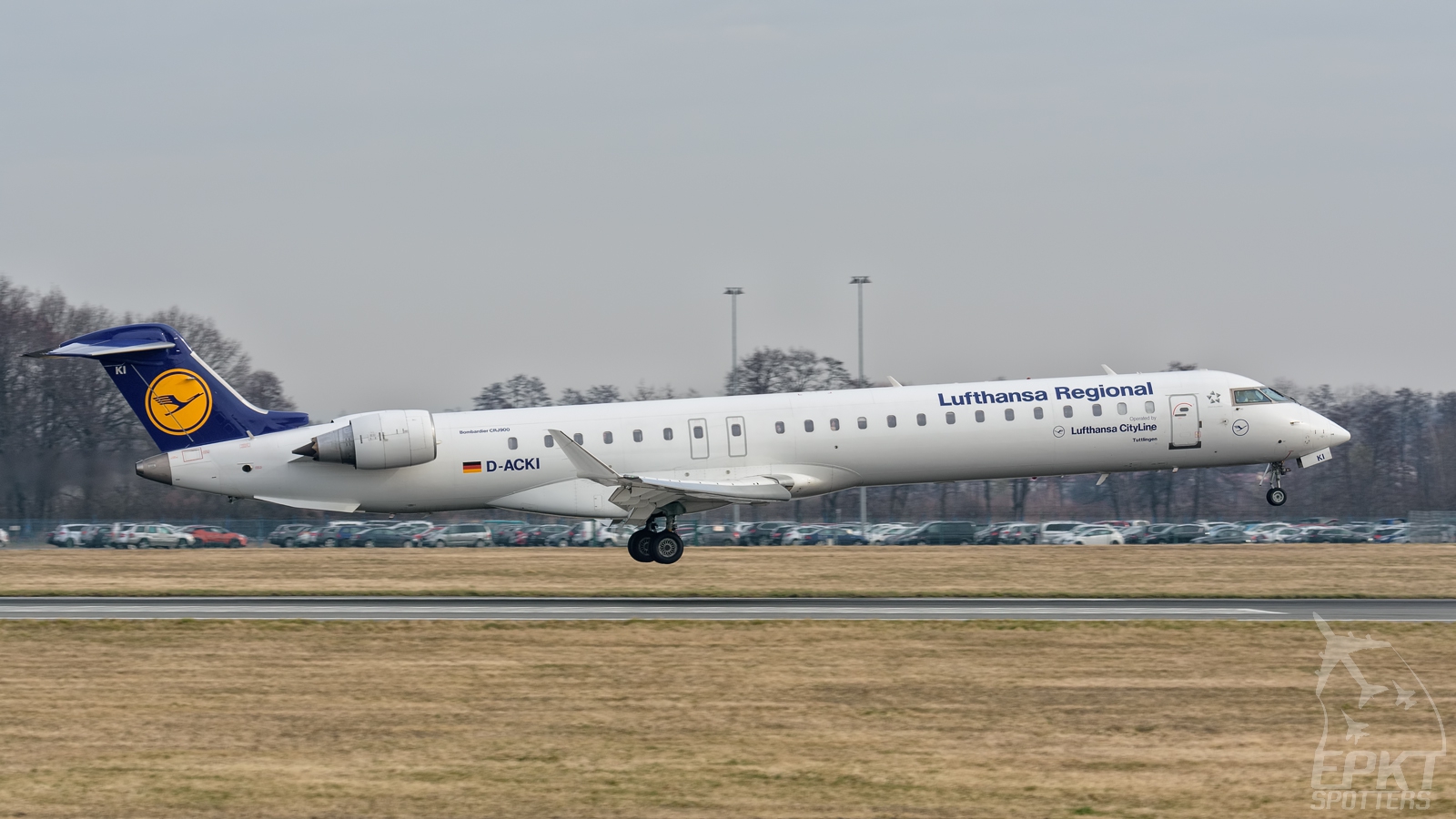 D-ACKI - Bombardier CRJ -900LR (Lufthansa Regional (CityLine)) / Nicolaus Copernicus - Wrocław Poland [EPWR/WRA]