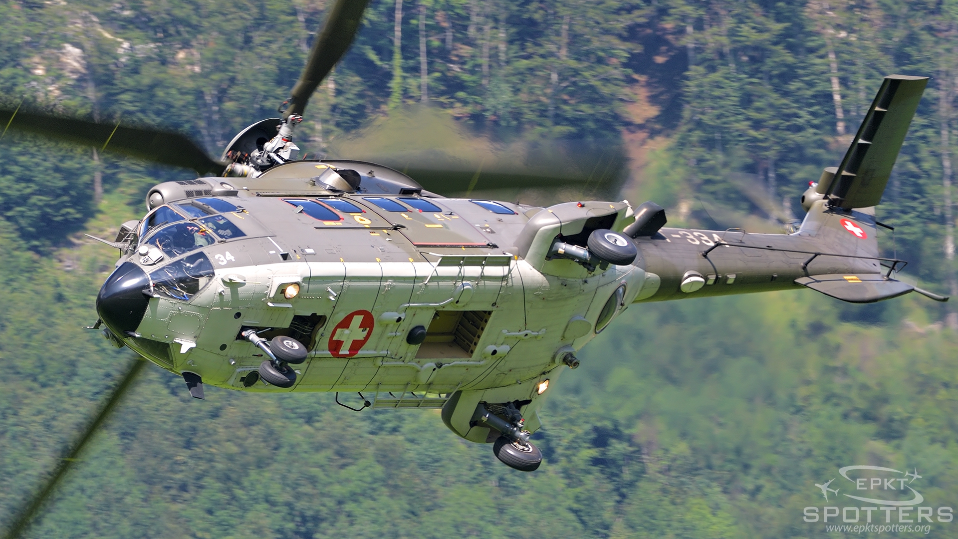 T-334 - Eurocopter AS 532 UL Cougar (Switzerland - Air Force) / Mollis Airport - Mollis Switzerland [LSMF/]