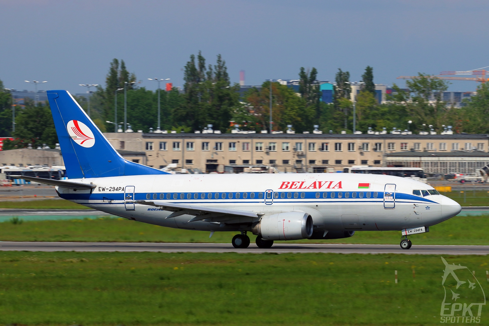 EW-294PA - Boeing 737 -505 (Belavia Belarusian Airlines) / Chopin / Okecie - Warsaw Poland [EPWA/WAW]