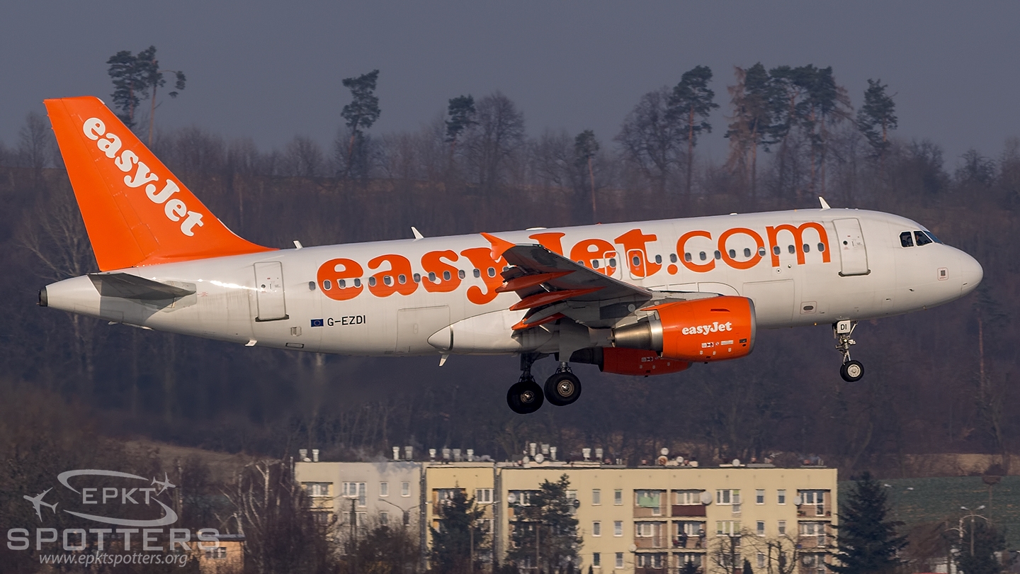 G-EZDI - Airbus A319 -111 (easyJet) / Balice - Krakow Poland [EPKK/KRK]