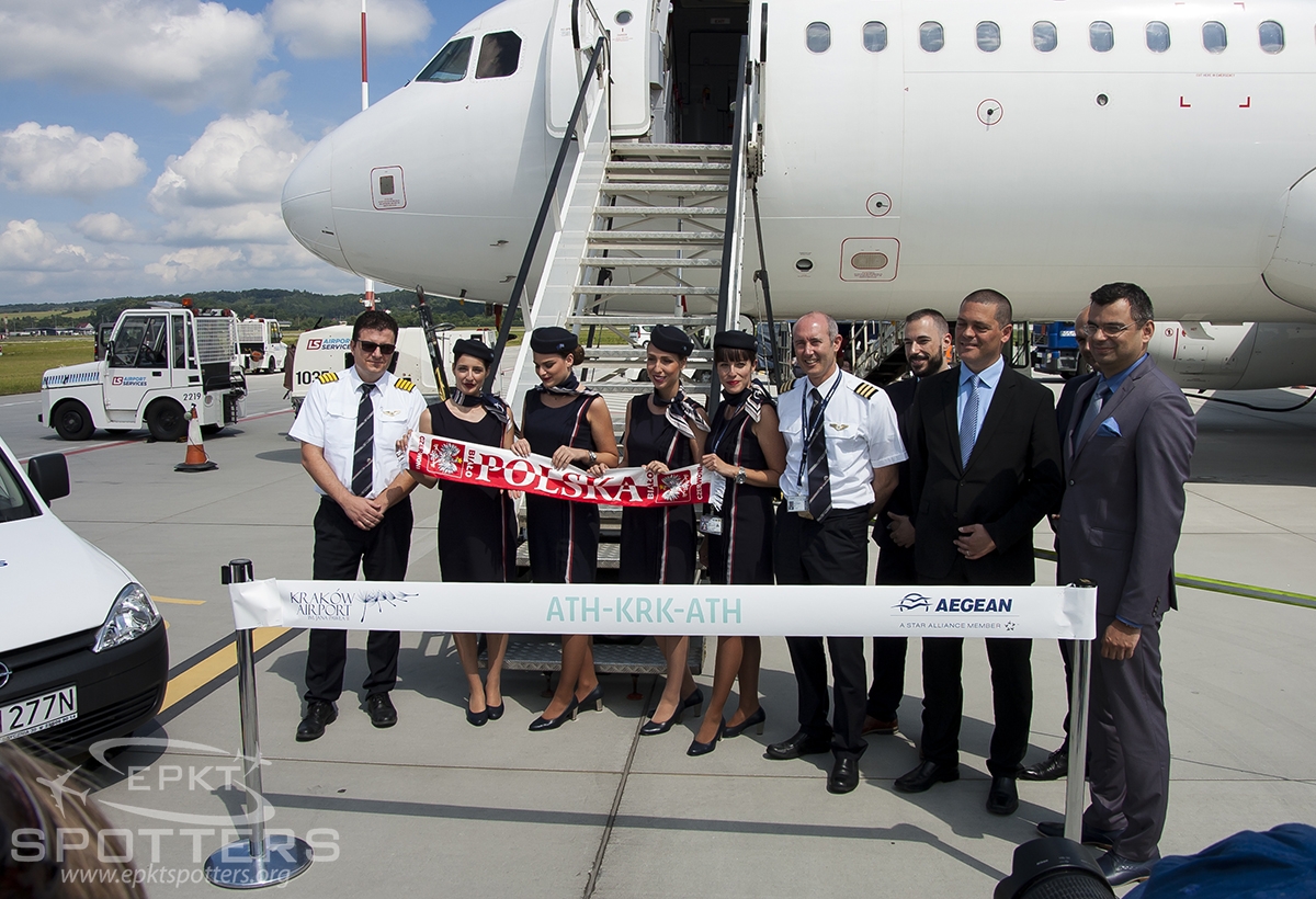 SX-DGX - Airbus A320 -232 (Aegean Airlines) / Balice - Krakow Poland [EPKK/KRK]