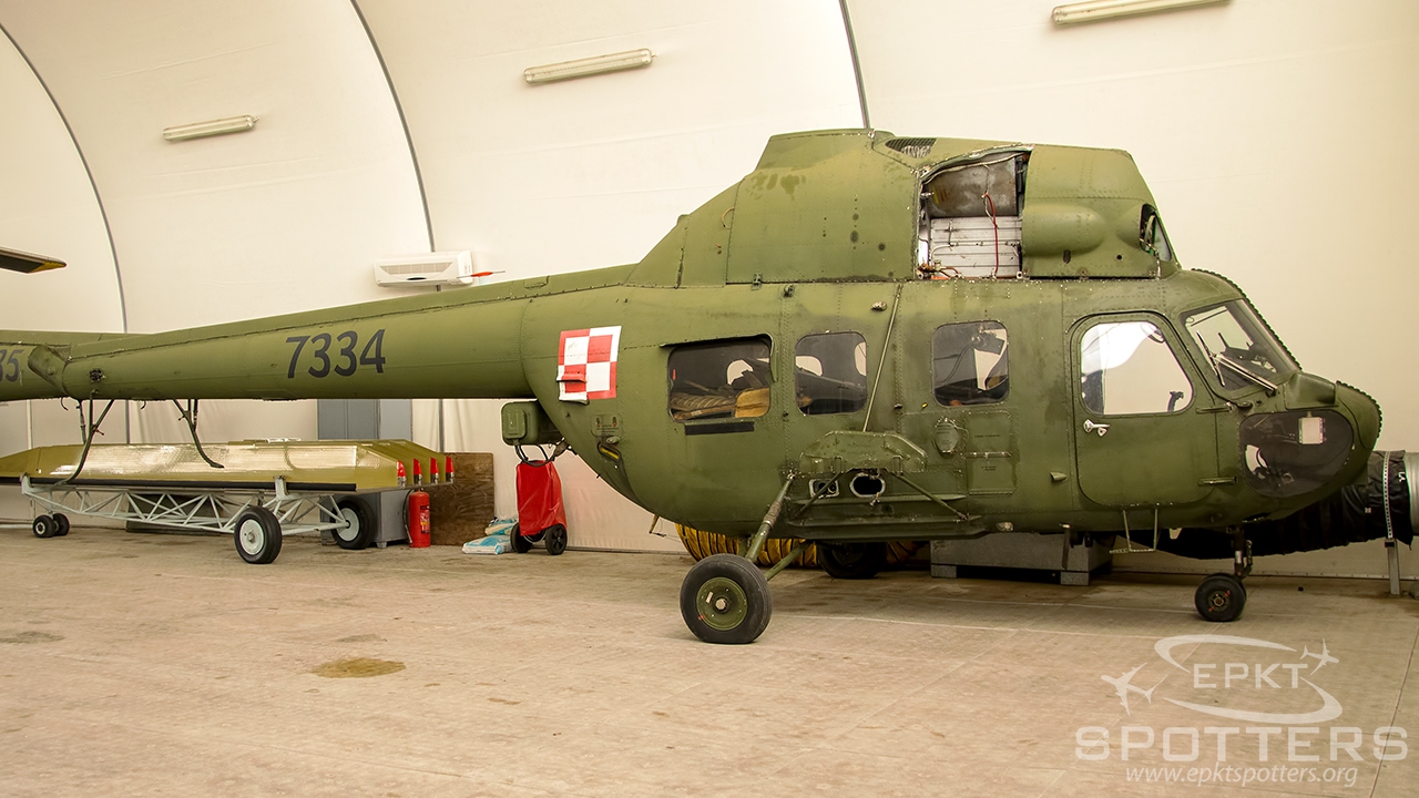 7334 - PZL-Swidnik Mi-2 Hoplite (Poland - Army) / Inowroclaw Military Air Base - Inowrocław Poland [EPIR/]