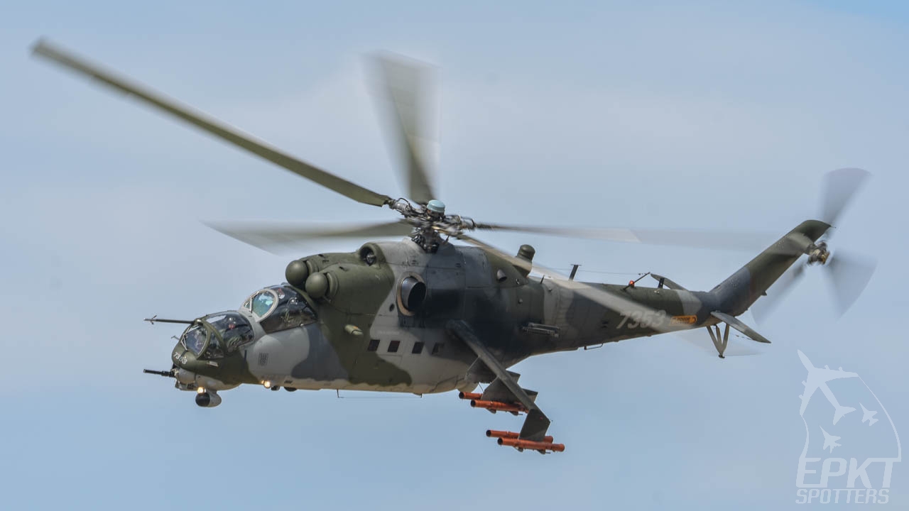 7353 - Mil Mi-24 V Hind E (Czech Republic - Air Force) / Sliac - Sliac Slovakia [LZSL/SLD]