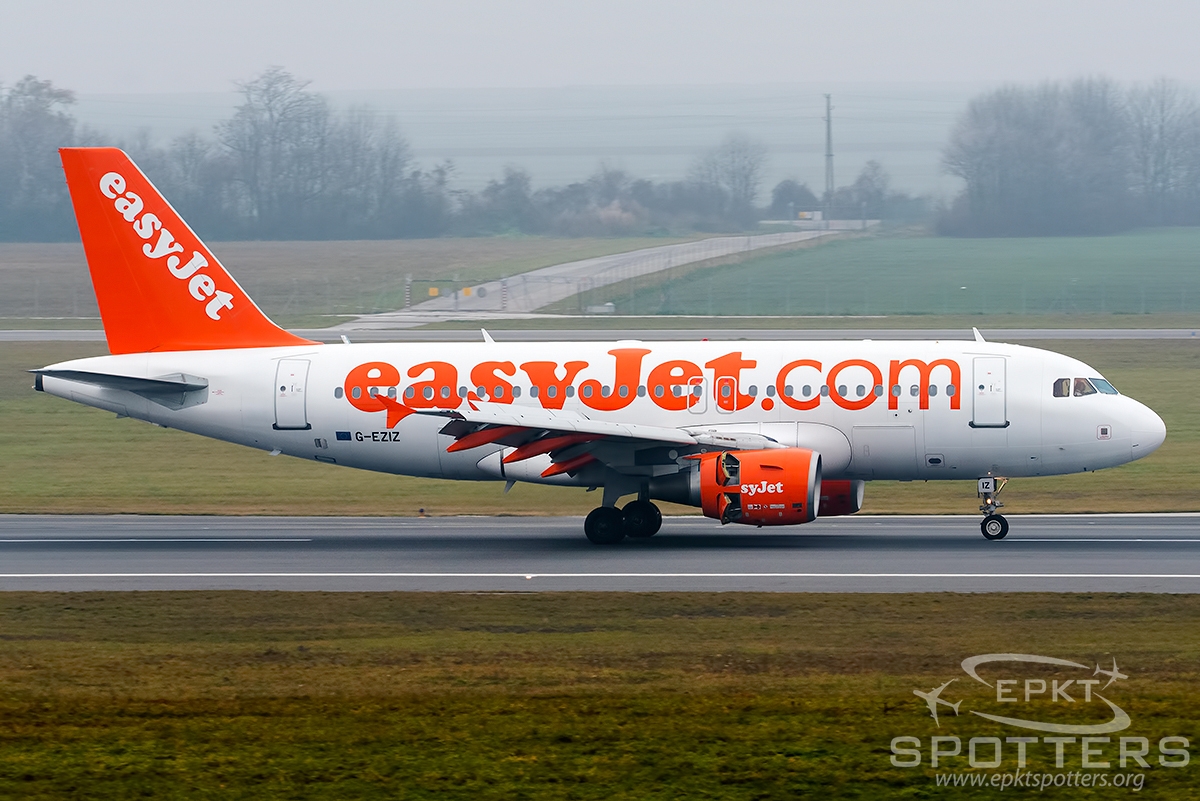 G-EZIZ - Airbus A319 -111 (easyJet) / Schwechat - Vienna Austria [LOWW/VIE]