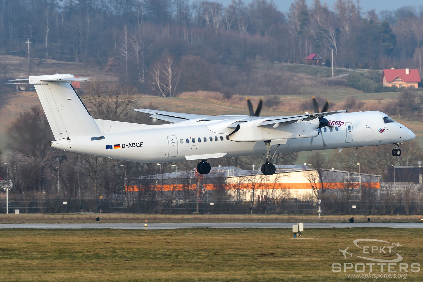 D-ABQE - Bombardier Dash 8 -Q402 (Eurowings) / Balice - Krakow Poland [EPKK/KRK]