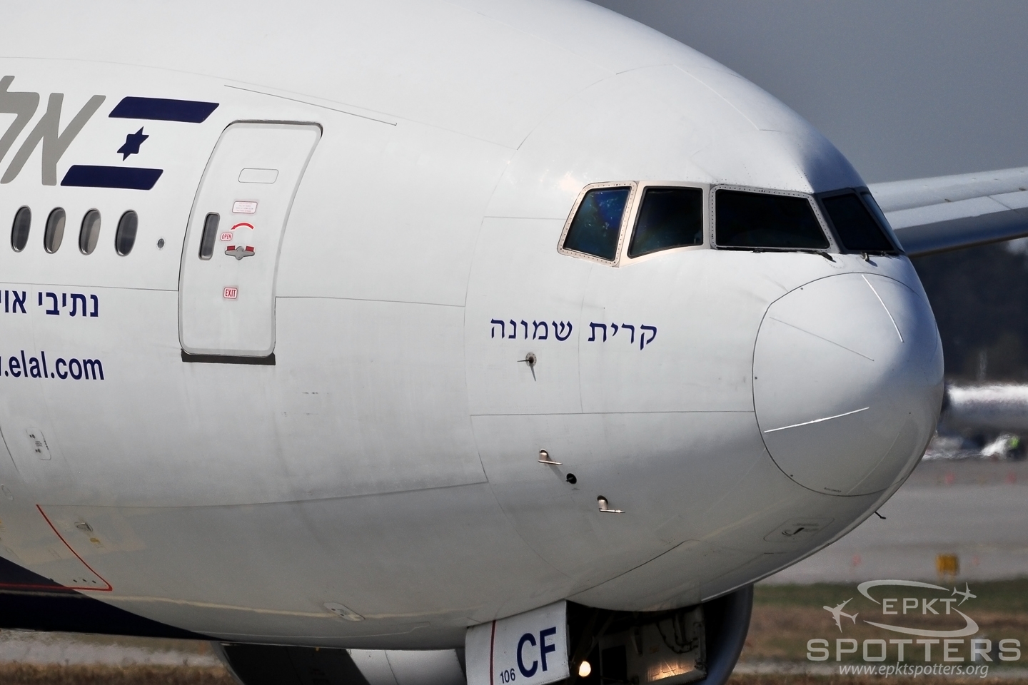 4X-ECF - Boeing 777 -258(ER) (El Al Israel Airlines) / Pyrzowice - Katowice Poland [EPKT/KTW]
