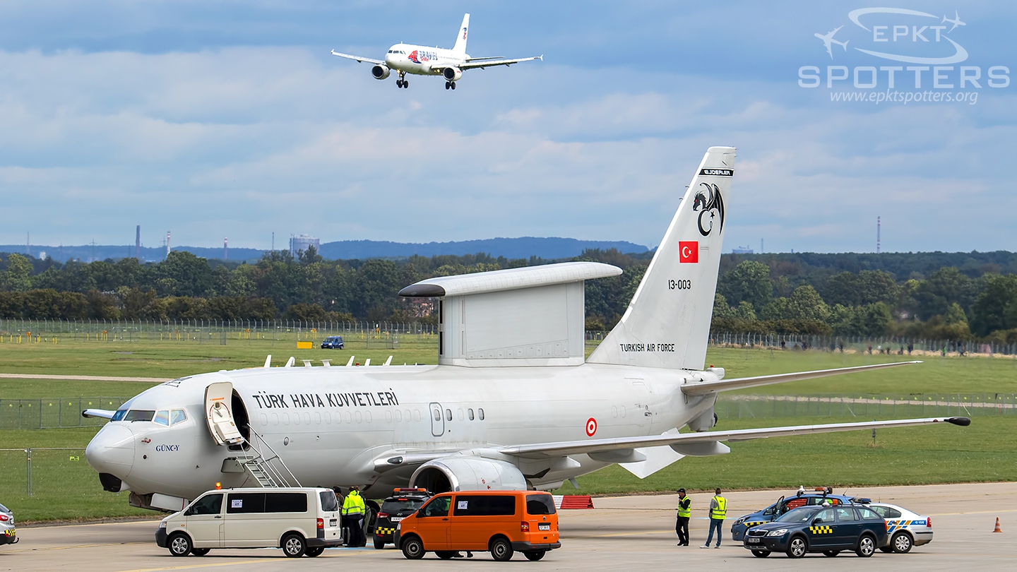 13-003 - Boeing E-7T  Peace Eagle (Turkey - Air Force) / Leos Janacek Airport - Ostrava Czech Republic [LKMT/OSR]