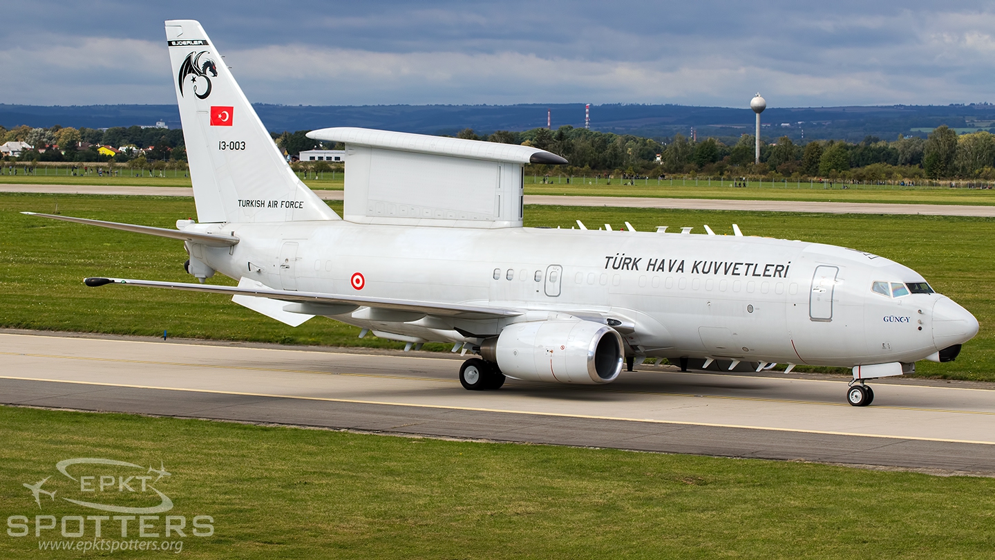 13-003 - Boeing E-7T  Peace Eagle (Turkey - Air Force) / Leos Janacek Airport - Ostrava Czech Republic [LKMT/OSR]