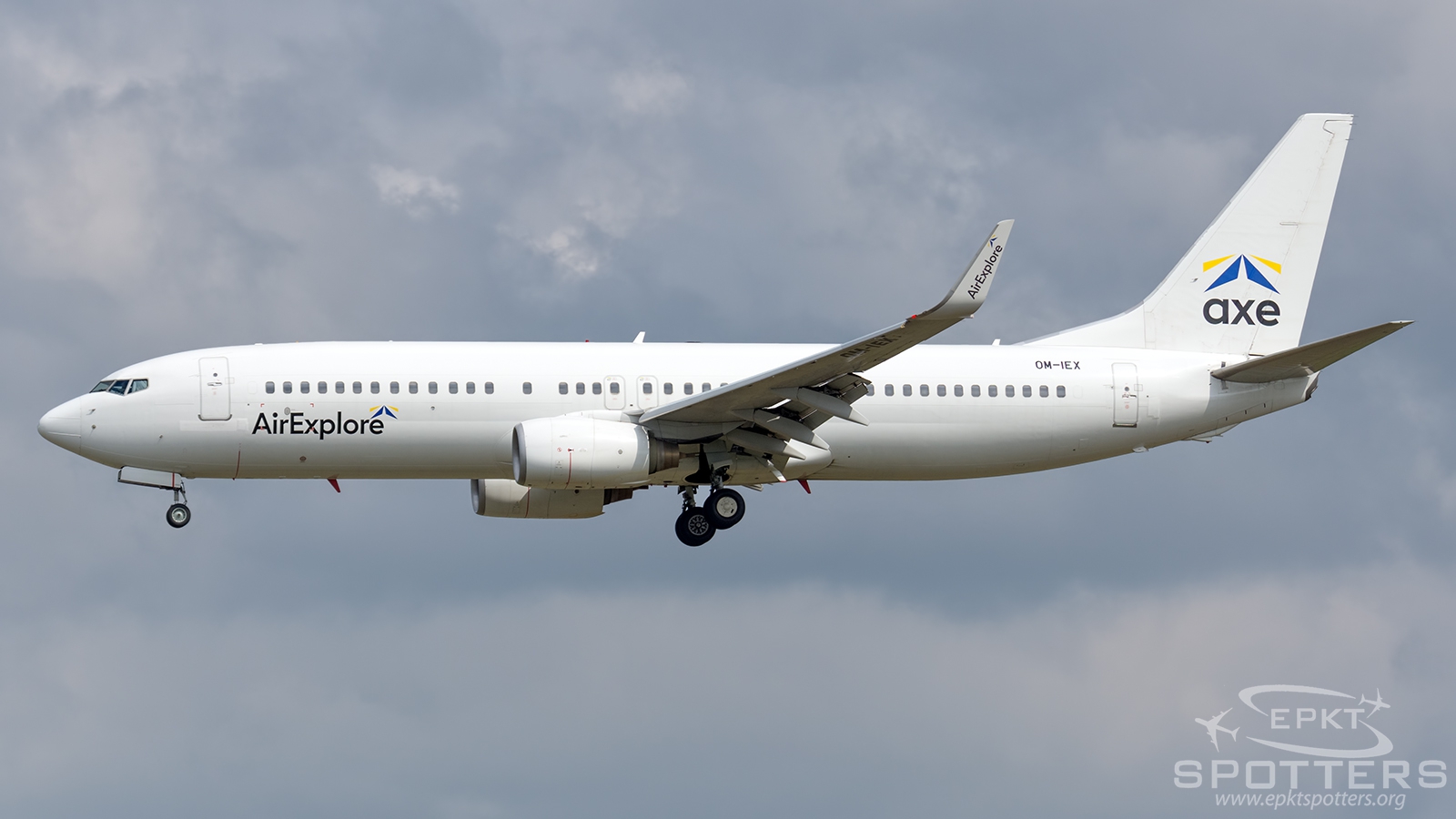OM-IEX - Boeing 737 8BK (AirExplore) / Pyrzowice - Katowice Poland [EPKT/KTW]