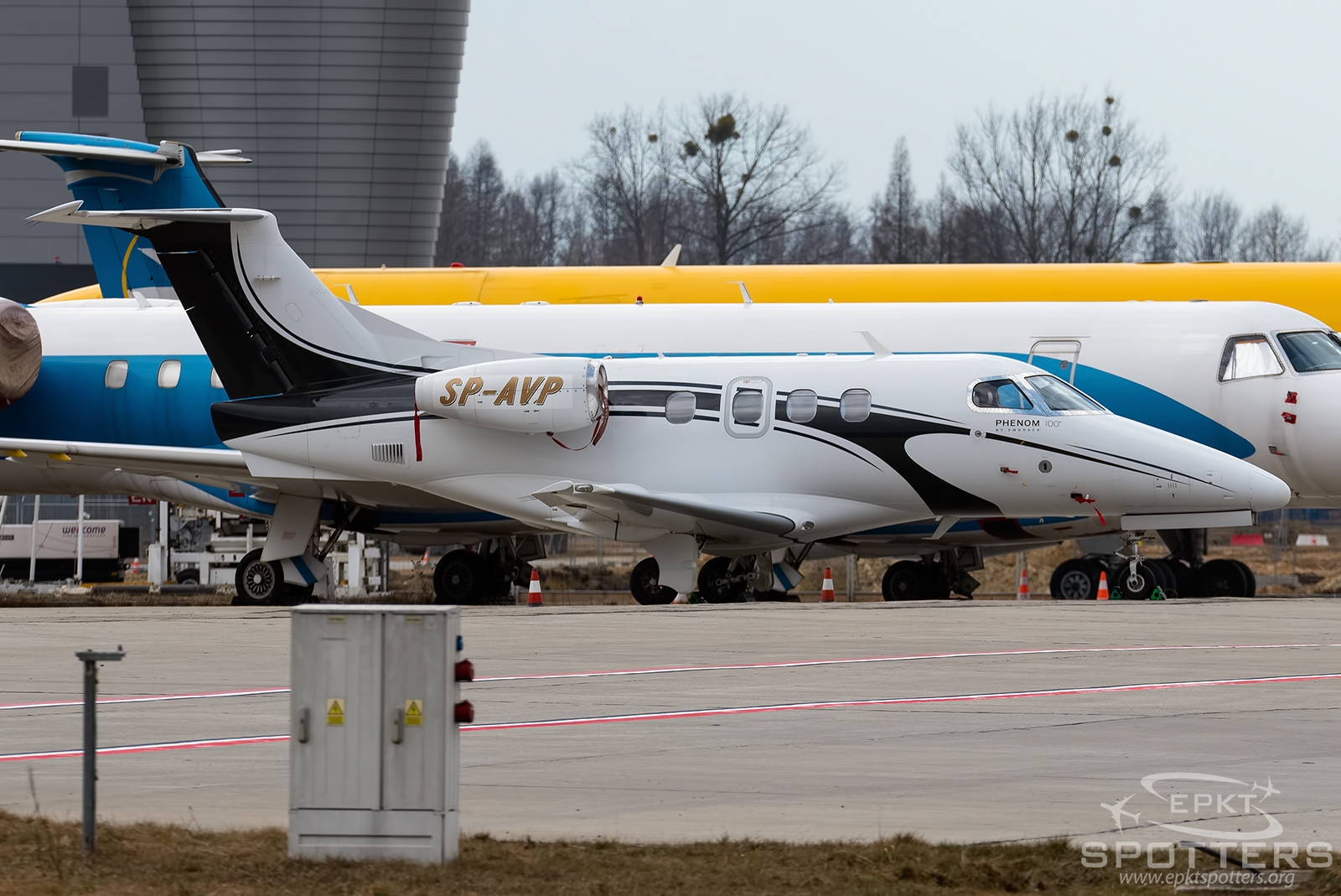 SP-AVP - Embraer EMB-500 Phenom 100 (Fly Jet) / Pyrzowice - Katowice Poland [EPKT/KTW]