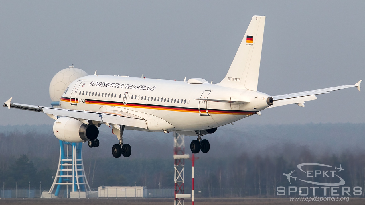 15+01 - Airbus A319 -133X(CJ) (Germany - Air Force) / Pyrzowice - Katowice Poland [EPKT/KTW]
