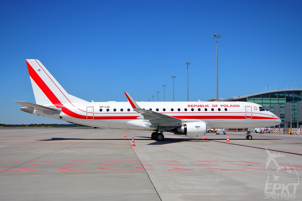 SP-LIG - Embraer 170 -200LR (Poland - Government (LOT Polish Airlines)) / Nicolaus Copernicus - Wrocław Poland [EPWR/WRA]
