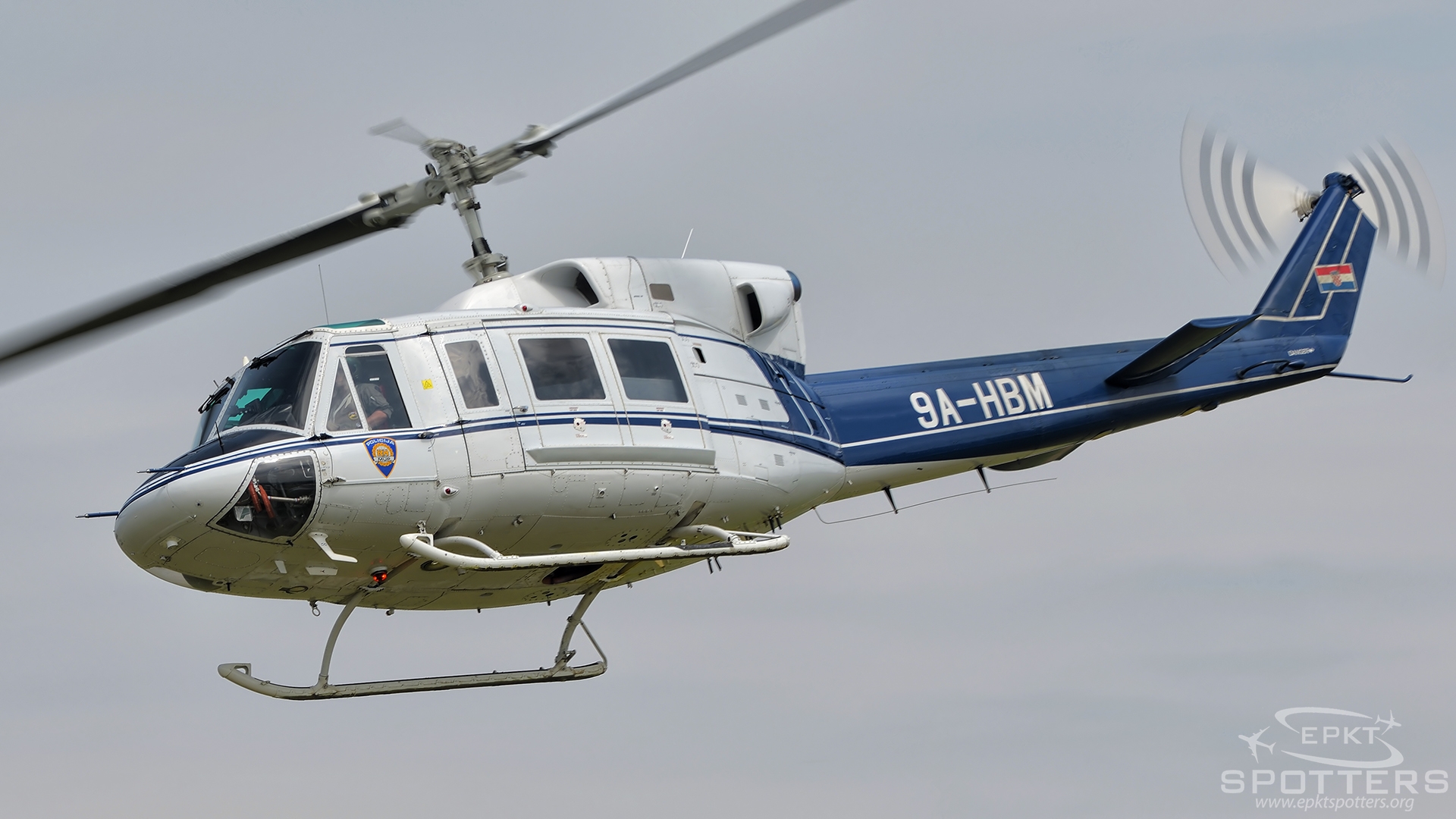 9A-HBM - Agusta-Bell AB 212 ASW (Croatia - Police) / Varaždin Airport - Varaždin Croatia [LDVA/]
