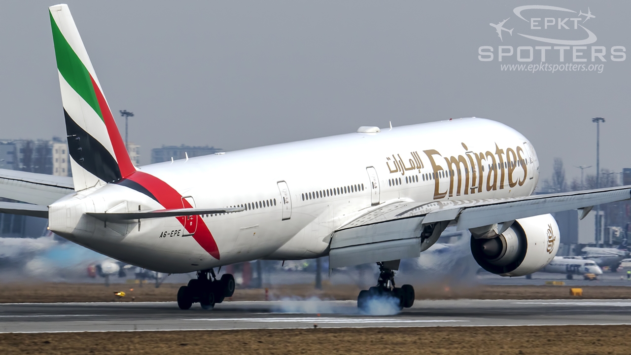 A6-EPE - Boeing 777 -31HER (Emirates) / Chopin / Okecie - Warsaw Poland [EPWA/WAW]
