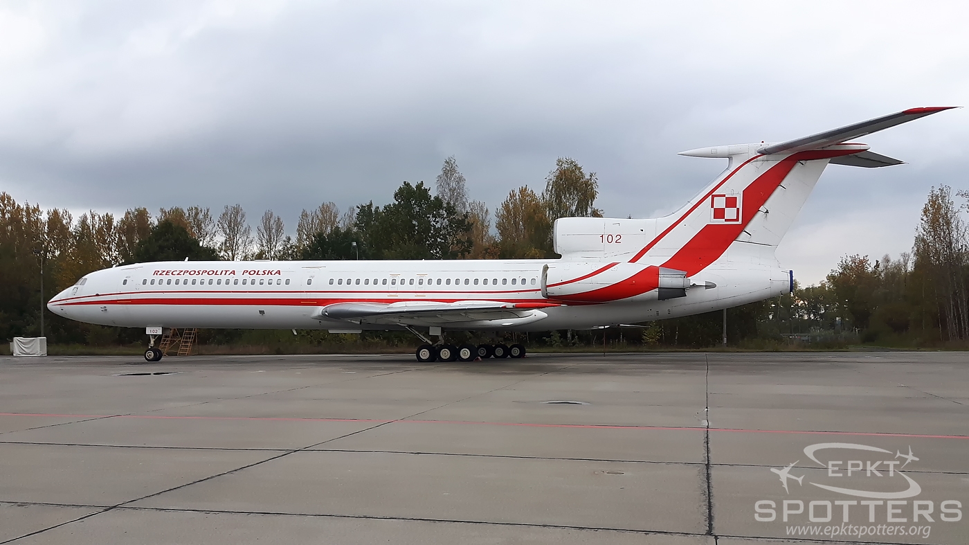 102 - Tupolev Tu-154 M (Poland - Air Force) / 23 Baza Lotnictwa Taktycznego - Minsk Mazowiecki Poland [EPMM/]