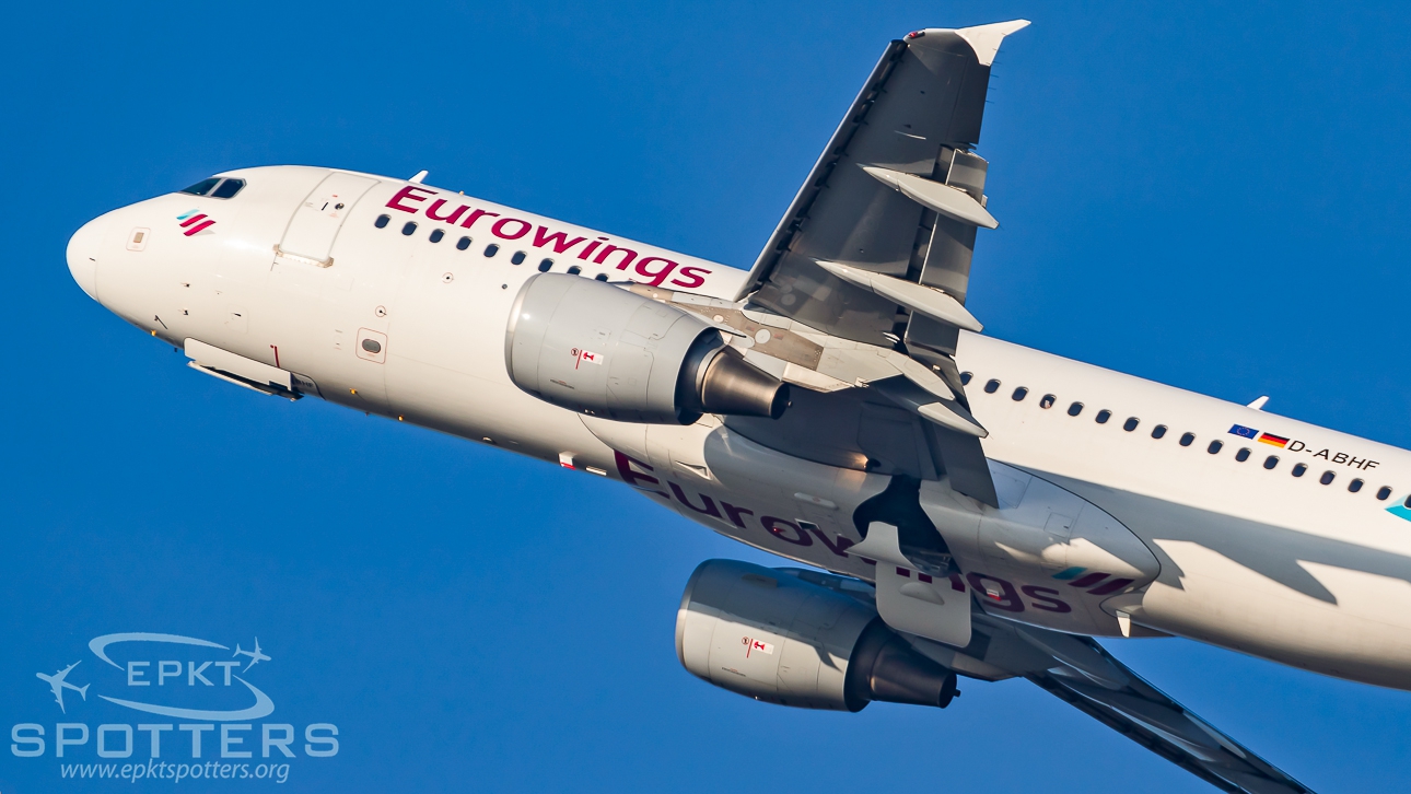 D-ABHF - Airbus A320 -214 (Eurowings) / Balice - Krakow Poland [EPKK/KRK]