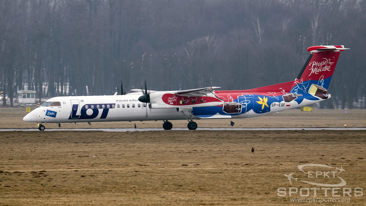 SP-EQF - Bombardier Dash 8 -Q402NextGen (LOT Polish Airlines) / Balice - Krakow Poland [EPKK/KRK]