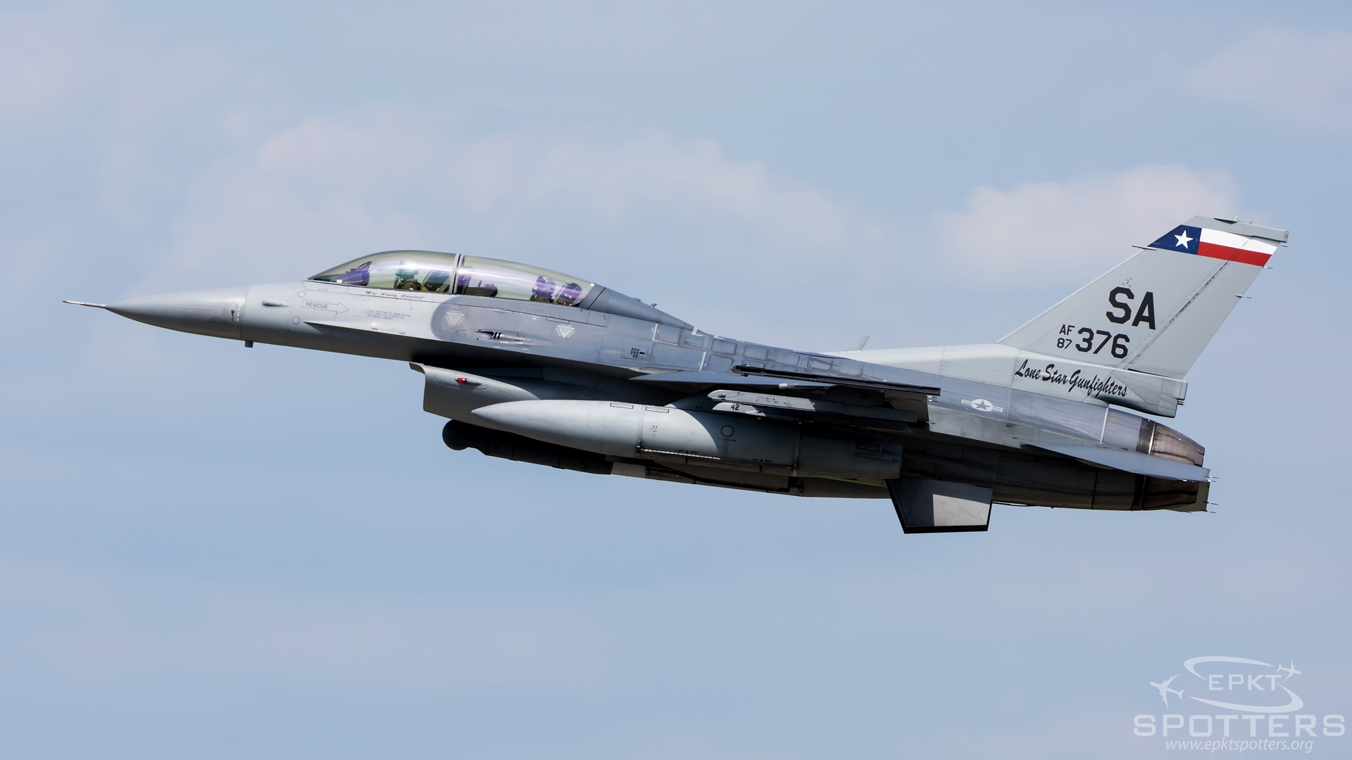 87-0376 - General Dynamics F-16 Fighting Falcon D (United States - US Army Air Force (USAAF)) / Caslav - Caslav Czech Republic [LKCV/]
