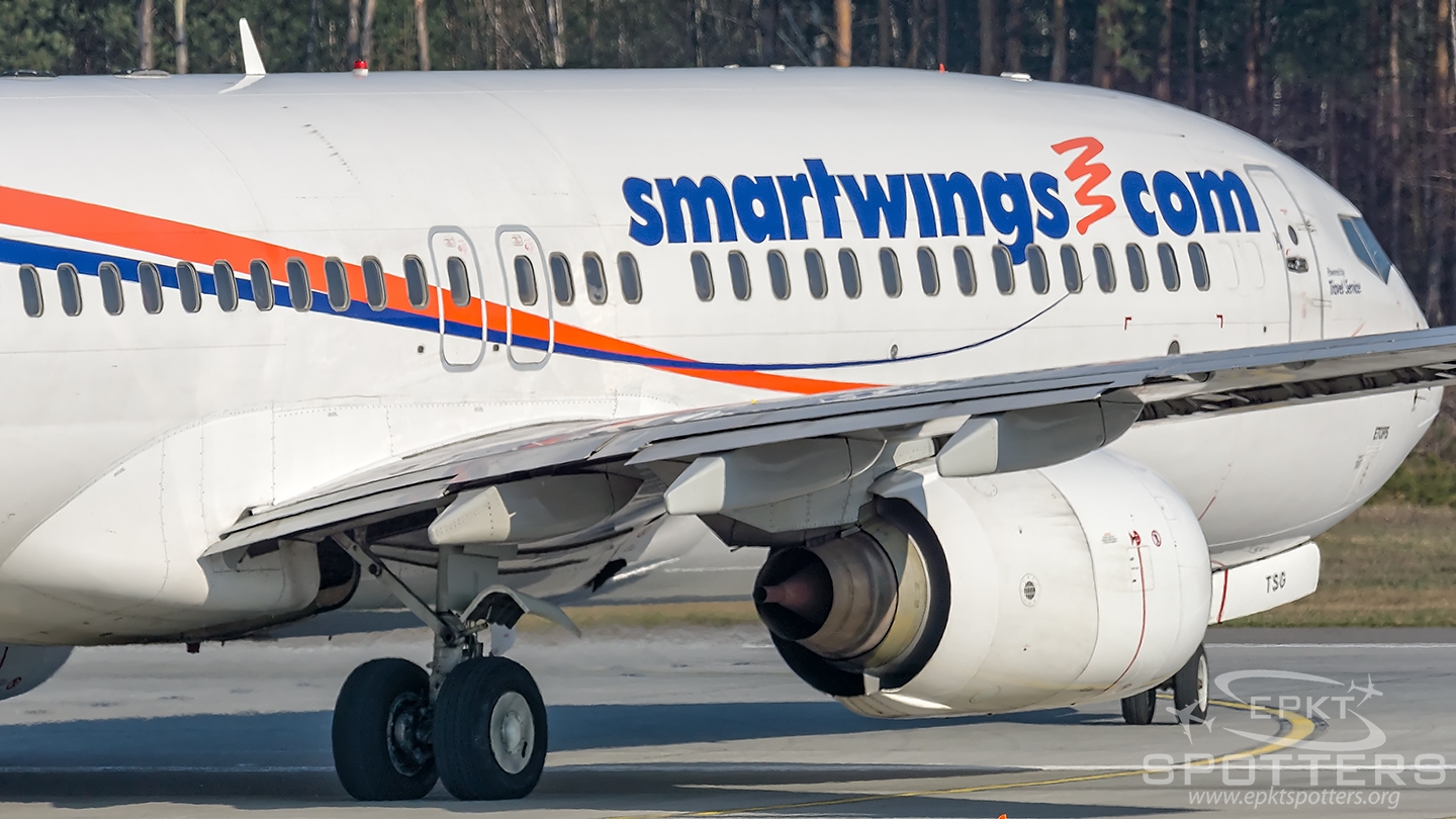 OM-TSG - Boeing 737 -82R (Travel Service Slovakia) / Pyrzowice - Katowice Poland [EPKT/KTW]