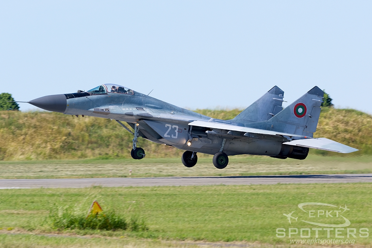 23 - Mikoyan Gurevich MiG-29 Fulcrum  (Bulgaria - Air Force) / Malbork - Malbork Poland [EPMB/]