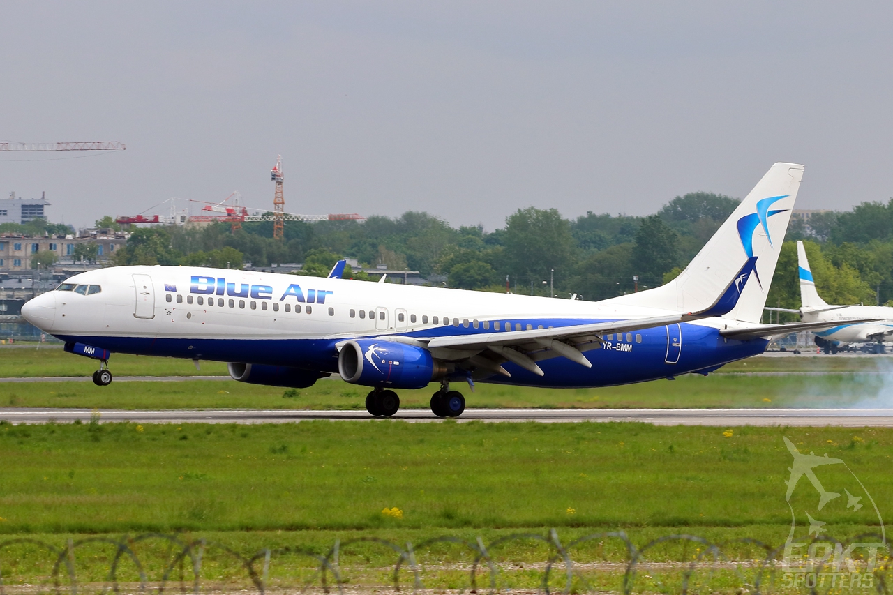 YR-BMM - Boeing 737-82R  (Blue Air) / Chopin / Okecie - Warsaw Poland [EPWA/WAW]