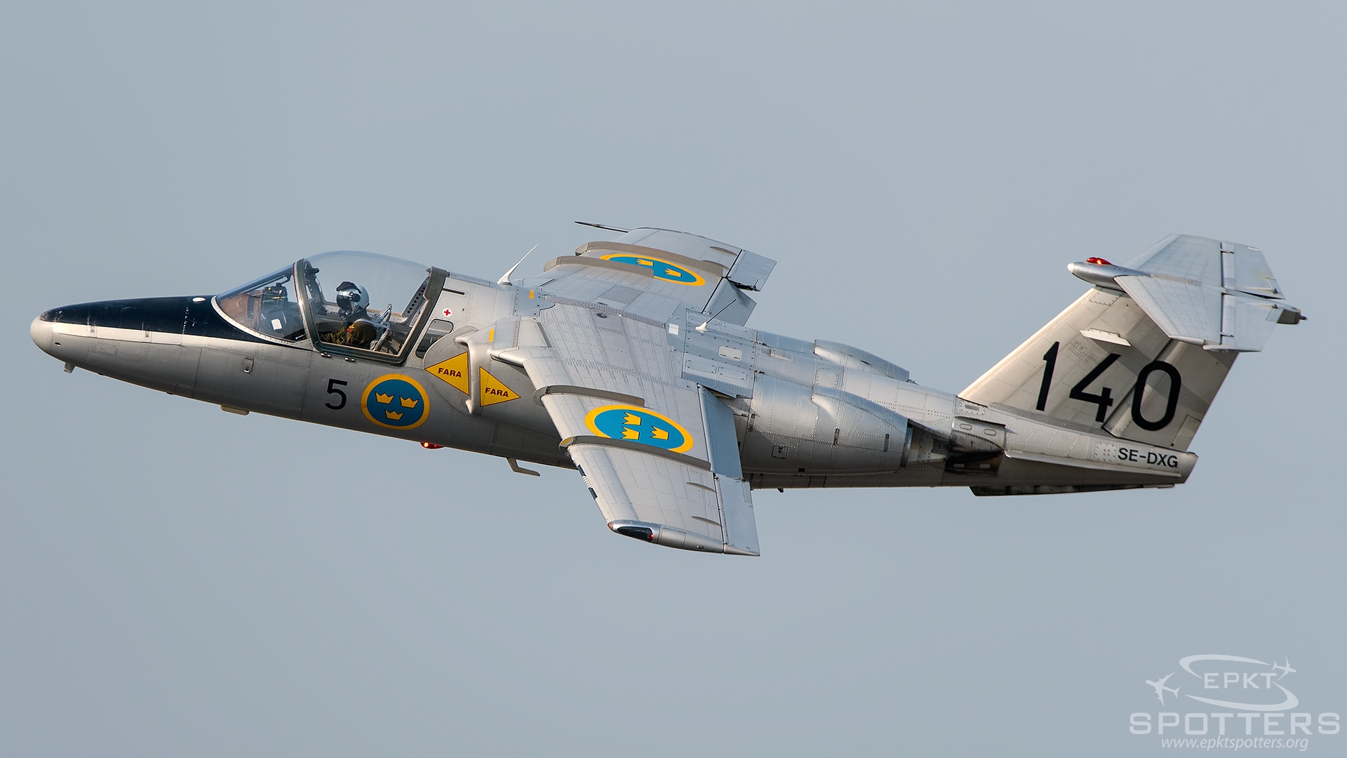 SE-DXG - Saab 105 A (Sk60) (Swedish Air Force Historical Flight (SwAFHF)) / Lawica - Poznan Poland [EPPO/POZ]