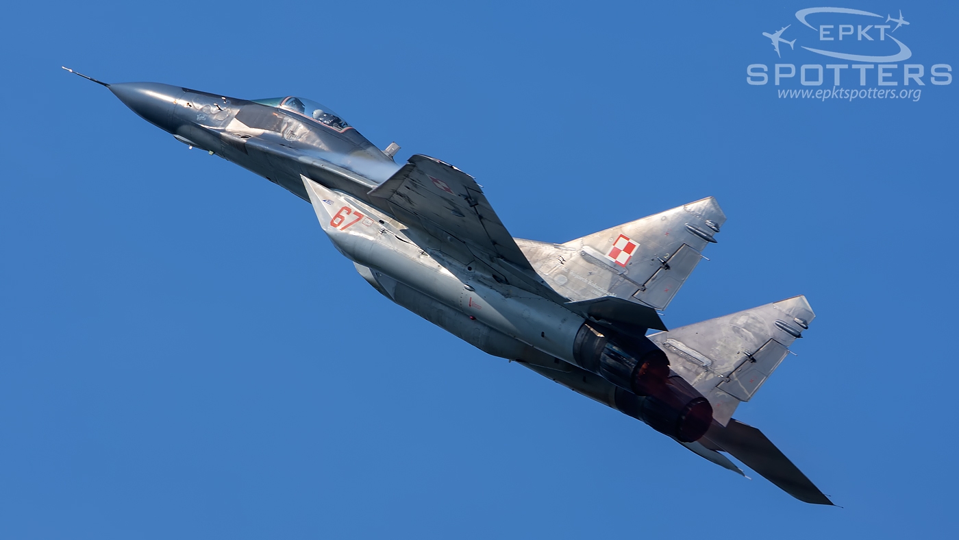 67 - Mikoyan Gurevich MiG-29 A Fulcrum (Poland - Air Force) / Mielec - Mielec Poland [EPML/]