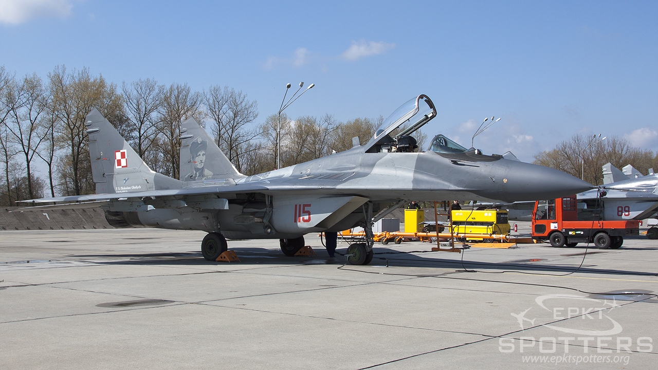 115 - Mikoyan Gurevich MiG-29 A Fulcrum (Poland - Air Force) / 23 Baza Lotnictwa Taktycznego - Minsk Mazowiecki Poland [EPMM/]